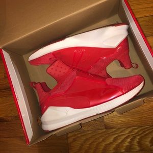 Red Puma trainers